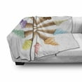 thumbnail image 3 of Ice Cream Soft Flannel Fleece Throw Blanket, Cones with Various Flavors Forming Row Summer Season Picture Print, Cozy Plush for Indoor and Outdoor Use, 70" x 90", Multicolor, by Ambesonne, 3 of 6