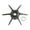 black, variant on Abu Garcia Max Series B3 B4 P3 P4 P5 Fishing Reel Star Brake Upgrade - Aluminum Alloy 6-Star Brake for Water Droplet Wheel - Multiple Colors