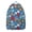 Sky-blue-40, variant on Mystical Goth Backpack, Lightweight School Bag with Starry Night Sky, Moon, and Sunburst Pattern