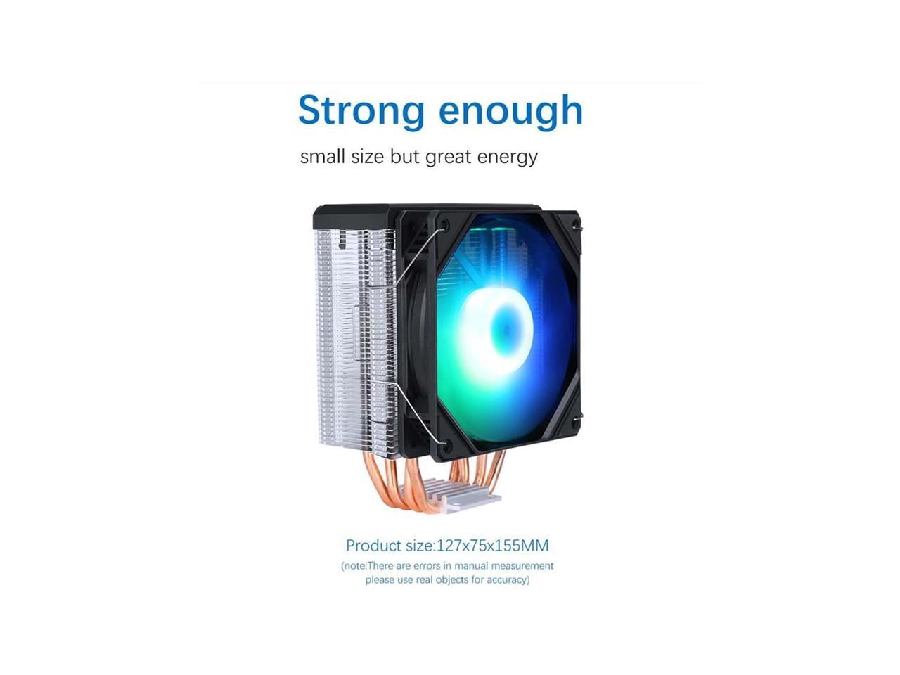 SAMA KA400D RGB CPU Air Cooler with 12cm PWM Fan,4 Copper Heat