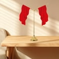 thumbnail image 3 of LIFKOME Small Flag Holder Metal Flag Display Golden Stable Standing 1Pcs Party Use, 3 of 8