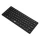 thumbnail image 3 of Teclado con cable de 78 teclas, portátil, mini, de alta fiabilidad, pulsación silenciosa, con conector USB. Negro, 3 of 9