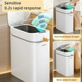 thumbnail image 4 of Joybos Small Trash Can, Motion Sensor Wastebasket, Slim Garbage Bin with One-Touch Auto Bagging & Odor Sealing, 2.2 Gallon, 4 of 12