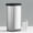 Silver + Black, variant on Kitchen Trash Can 13 Gallon Stainless Steel Garbage Can Recycle Bin with Stay-Open Lid and Step-on Pedal Black