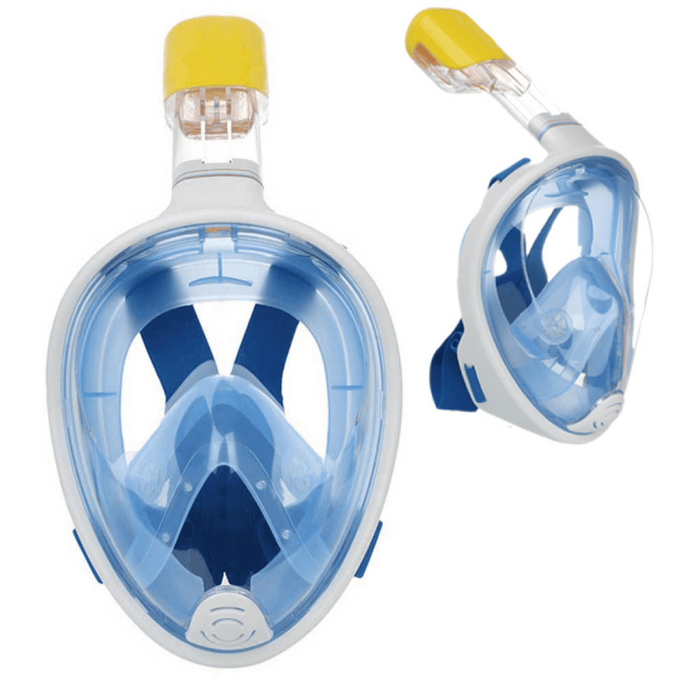 Full Face Snorkel Mask with Anti Fog and AntiLeak Technology Easy 180