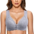 thumbnail image 1 of Sujetador de copa completa con sujeción fuerte, sin aros, para tallas grandes, sujetador técnico fino para tallas grandes, ropa interior de uso diario, bralette, sujetador para dormir,, 1 of 5