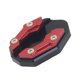 thumbnail image 1 of Placa de soporte de motocicleta, base deslizante duradera para almohadilla rojo Cola Soporte de placa de pie de apoyo, 1 of 8