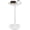 White, variant on Small Side Table for Small Spaces, Modern Round End Table with Solid Wooden Top, Pedestal and , Black Accent Drink Tables for Livingroom, Bedroom, Sofa, Corner, Coffee, Office, Couch