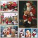 thumbnail image 2 of Arte de pared divertido de Papá Noel y muñeco de nieve, póster, imagen impresa, pintura en lienzo, sala de estar, decoración del hogar, Navidad, Año Nuevo, 2 of 4