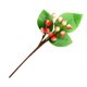 thumbnail image 4 of Artificial Big Leaf Berry Bayas simuladas Decoración Habitación Planta de adorno realista, rosa y blanco 5 piezas Vogacara HA7839-03B, 4 of 6