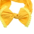 thumbnail image 7 of Unique Bargains Bow Fashion Cute Cotton Headband Hair Band 6.3 Inch Yellow, 7 of 7