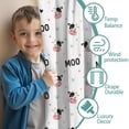 thumbnail image 3 of Blackout Kids Curtains,White Cow Colorful Moo Pattern Childrens Insulated Curtains Set Of 2,Bedroom Essentials,Toddler Room Decor 42x54in(106x137cm), 3 of 5