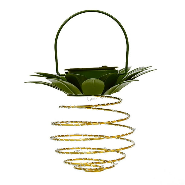Lámpara de jardín LED Decoración de festivales Lámpara de césped en forma de piña para fiestas navideñas
