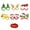 Style 3(6PCS), variant on Senya Christmas Decorations Eyeglasses Set Holiday Adult Children's Christmas Gift Hat Head Button Hoops Clap Rings Party Glasses