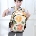 thumbnail image 6 of FORMRS Unisex School Backpack 17" Student Travel Bag with Laptop Compartment, Watercolor Orange, 6 of 7
