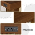 thumbnail image 2 of Pusnapku 43" Console Table, Narrow Sofa Side Table with Storage, Freestanding Wood Display Shelf, Behind Couch Desk for Living Room, Foyer, Hallway, 2 of 9