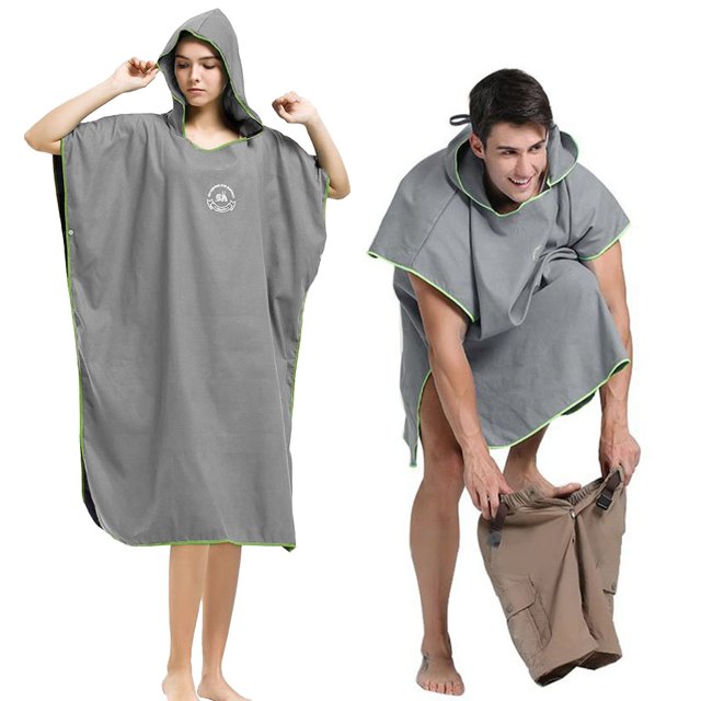 Toalla Hiturbo Surf Poncho de secado rápido con capucha 112 cm
