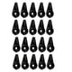 thumbnail image 4 of Advancent Clip de espejo elegante de 100 piezas: fácil instalación, seguro y elegante, utilizado para asegurar la puerta del gabinete, negro Type2 NO2, 4 of 6