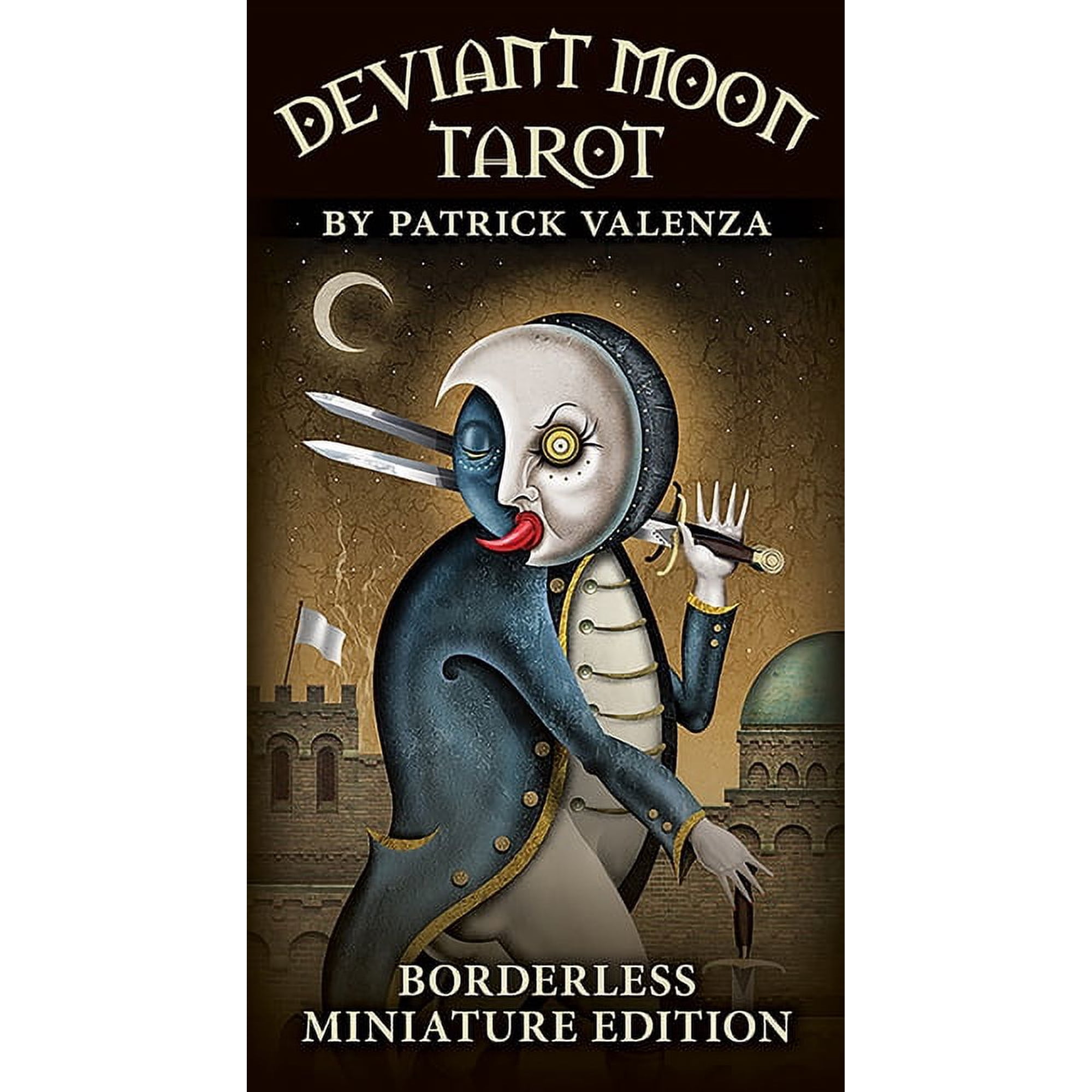 Deviant Moon Tarot Borderless Miniature Edition, (Hardcover)