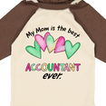 thumbnail image 4 of Inktastic My Mom is the Best Accountant Ever Boys or Girls Long Sleeve Baby Bodysuit, 4 of 5