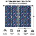 thumbnail image 2 of Blackout Kids Curtains,Dark Blue Space Dinosaur Pattern Childrens Insulated Curtains Set Of 2,Bedroom Essentials,Toddler Room Decor 52"x84", 2 of 5