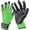 Green Large, variant on HandsOn Pet Grooming Gloves - Shedding, Bathing, & Daily Grooming Gloves - Gentle Brush for Cats, Dogs, and Horses, Black Large