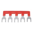 thumbnail image 1 of 5pcs Dual Row 5 Positions 600V 15A Screw Terminal Block+10 Pre-insulated Terminal Barrier Strip, 1 of 3
