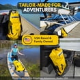 thumbnail image 2 of Mochila Ridgefrost 20L impermeable de doble compartimento amarilla, 2 of 9