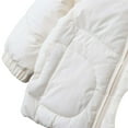 thumbnail image 7 of SGMVNU Toddler Winter Coats Puffer Jacket Padded Coat Baby Boys Girls Bear Hoods Down Jacket Lightweight Outerwear(Size 3-4 Years,White), 7 of 7