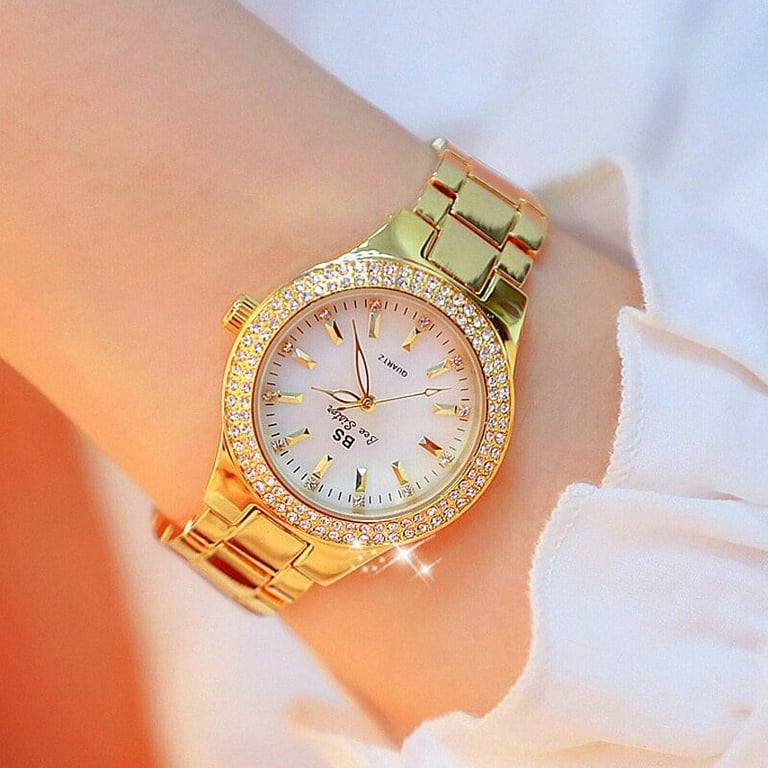 Bs Bee Sister Women Watch Fashion High Quality Casual Waterproof Stainless Steel Wristwatch Lady Quartz Watch Gift For Wife Quartz Wristwatches Walmart