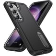 thumbnail image 6 of Military Grade TUFF Hybrid Armor Case with Kickstand for Samsung Galaxy S23 - Black, 6 of 11
