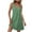 Green2, variant on Jalioing Tank Mini Dress for Women Summer Sleeveless Sundress Hollow-Out V-Neck Casual Dresses