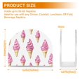 thumbnail image 4 of Yayeee Napkin Holder for Table Set of 2 Kitchen Paper Tissue Organization, Pink Cartoon Ice Cream, 4 of 8