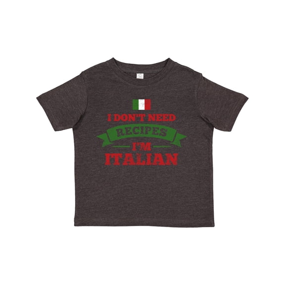 Inktastic No Recipes I'm Italian Boys or Girls Toddler T-Shirt