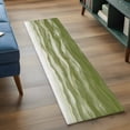 thumbnail image 3 of Rectangle Rug 2x6Ft Sage Green Waves Watercolor Gradients Soft Indoor Throw Rugs Carpets for Living Dining Bedroom Kids Room Non-Slip Playroom Crawl Rug Floor Mats Abstract Geometric, 3 of 9