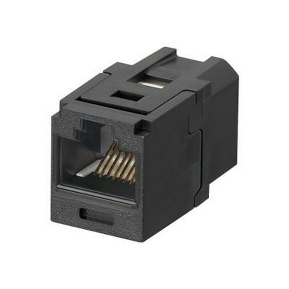 Panduit Coupler Module,RJ45,Cat6,Black CC688BL