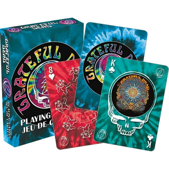 Grateful Dead Tie Dye Playing Cards | 52 Card Deck   2 Jokers