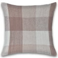 thumbnail image 3 of Herringbone Check Cotton Cushions Set of 2 Poly Filled With Zipper Machine Washable, 3 of 3