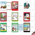 thumbnail image 3 of NobleWorks 36 Assorted Box Set Funny Christmas Greeting Cards w/5 x 7 Inch Envelopes (36 Designs, 1 Each) Santa Laughs AC10020XSG-B1x36, 3 of 6