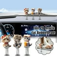 thumbnail image 4 of QHUDLV Shy Bobble Dashboard Toy,Cute Fun Bouncing Figure,Car Interior Decorative Gift, 4 of 9