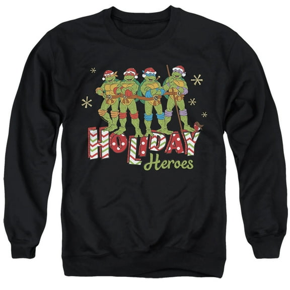 Teenage Mutant Ninja Turtles Holiday Heroes Christmas Shine Unisex Adult Crewneck Sweatshirt