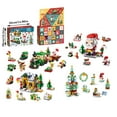 thumbnail image 2 of Building Block Advent Calendar Set with 24 Unique Miniature Models and Holiday Themed Surprises for Kids and Adults Creative Countdown Toy Collection, 2 of 4