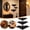 As shown,24*13cm, variant on Handmade Weaving Ghost Decoration, Storage Basket Ornament Desktop Halloween, Decorative Lampshade for Halloween Party Decor