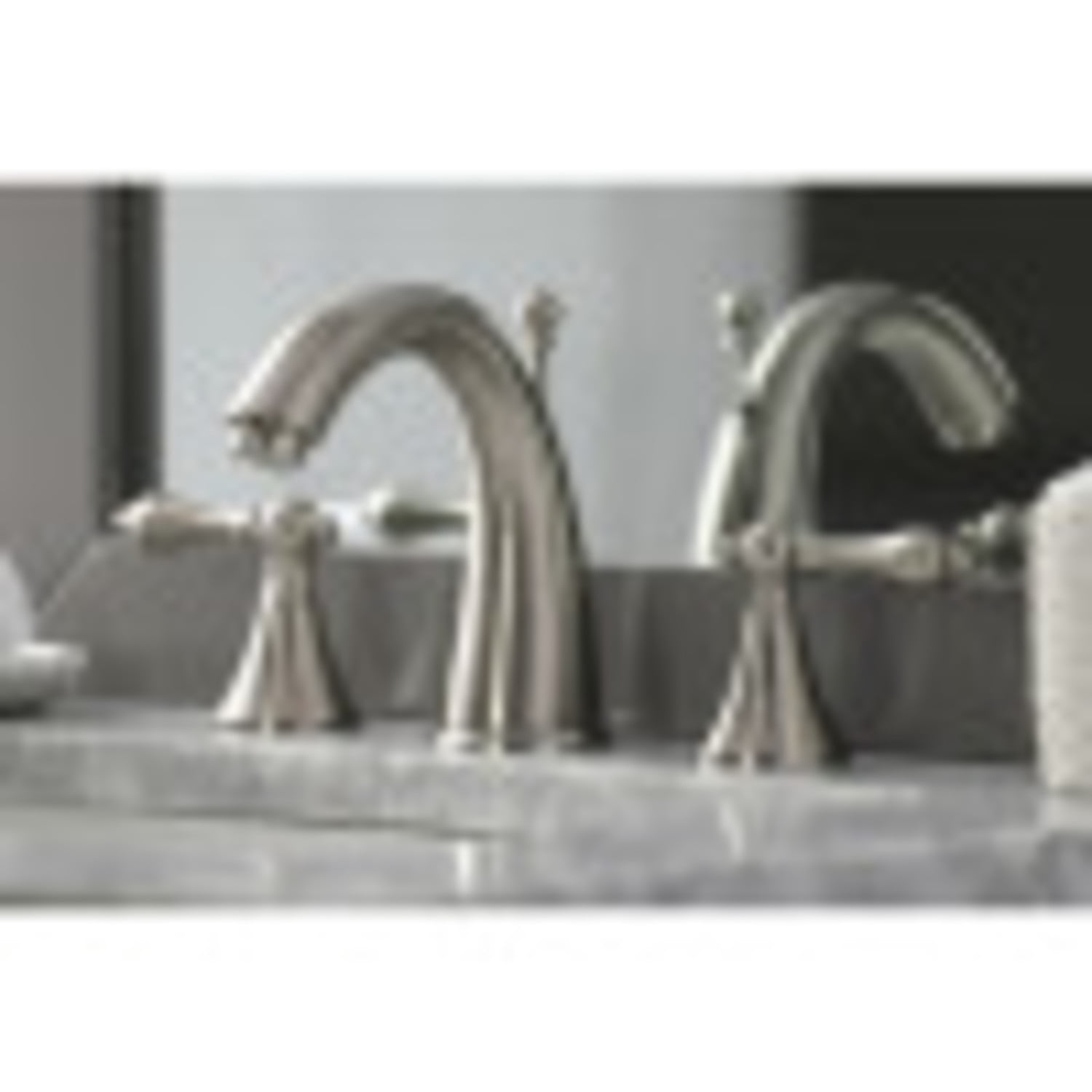 Kingston Brass Naples Two Handle 8" to 16" Widespread Lavatory Faucet with Brass Pop-up