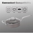 thumbnail image 3 of Swiss Diamond 4 qt (11") Hard Anodized Induction Nonstick Sauté Pan w/Lid, 3 of 5