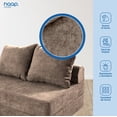 thumbnail image 4 of Sofá Cama Matrimonial Plegable + Cojín Espacio Optimizado Taupe, 4 of 8