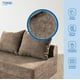 thumbnail image 4 of Sofá Cama Matrimonial Plegable + Cojín Espacio Optimizado Taupe, 4 of 8
