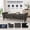 A-grey, variant on 60” Queen Size Faux Leather Storage Bench with Tufted Button, Rolled Arms & Vintage Rivets, Ottoman Bench for Bed Foot, Living Room, Entryway, Black