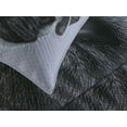 thumbnail image 4 of Ambesonne Pug Quilted Bedspread Set 3 Pcs, Young Puppy Giant Eyes, King Size, Slate Blue, 4 of 5