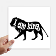 thumbnail image 1 of Animal Noir Lion Contour Naturel Autocollant Tags Mur Image Ordinateur Portable Autocollant Auto-Adhésif, 1 of 1